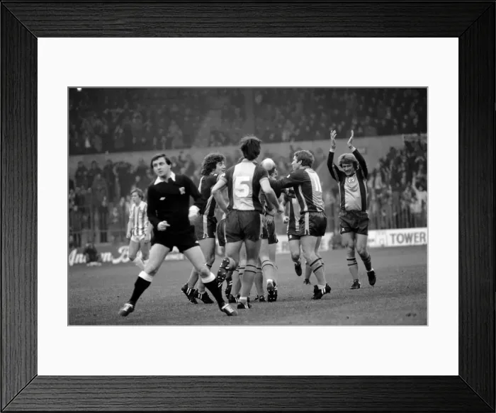 Framed Print : English League Division One match. Stoke City 0 v Southampton 2 Framed Print : English League Division One match. Stoke City 0 v Southampton 2
