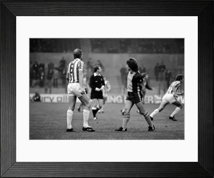 Framed Print : English League Division One match. Stoke City 0 v Southampton 2 Framed Print : English League Division One match. Stoke City 0 v Southampton 2