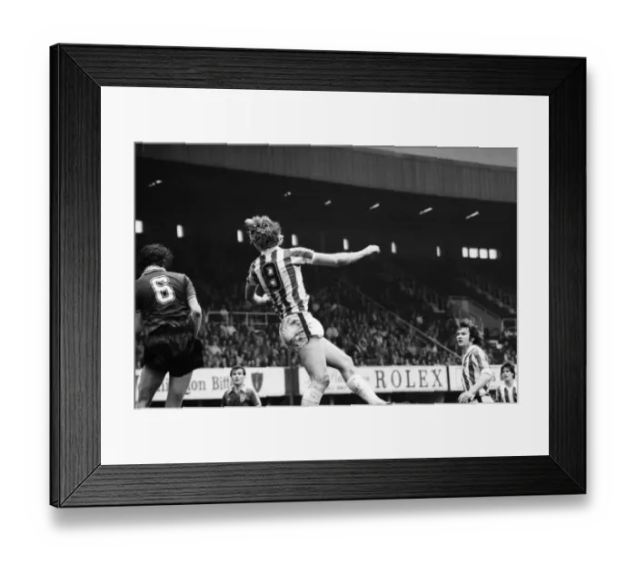 Framed Print : Stoke City 2 v. Sunderland 0. Division One Football. April 1981 MF02-18-068