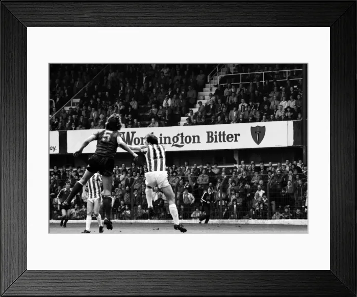 Framed Print : Stoke City 2 v. Sunderland 0. Division One Football. April 1981 MF02-18-063