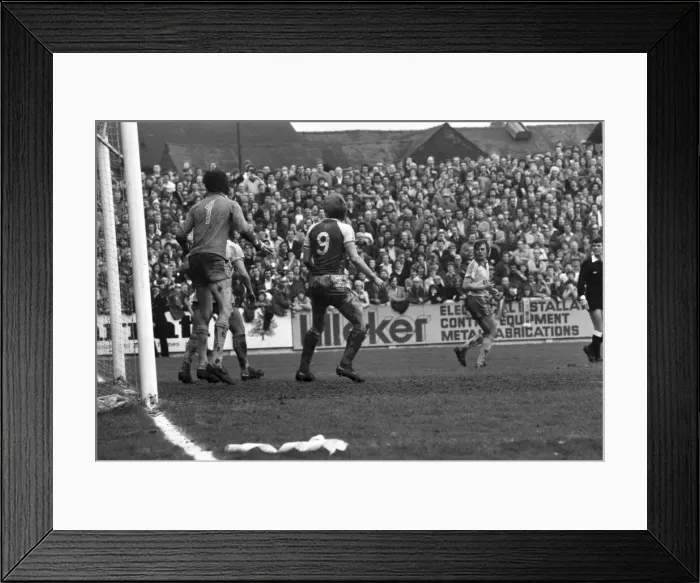 Framed Print : Rotherham United 3 v. Charlton Athletic 0. Division Three Football. April 1981 MF02-17