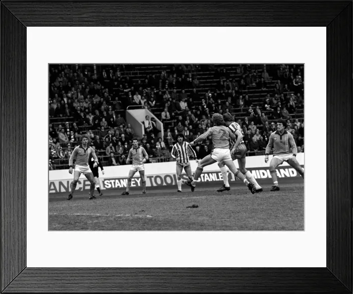 Framed Print : Sheffield Wednesday 3 v. Luton 1. Division Two Football. April 1981 MF02-14