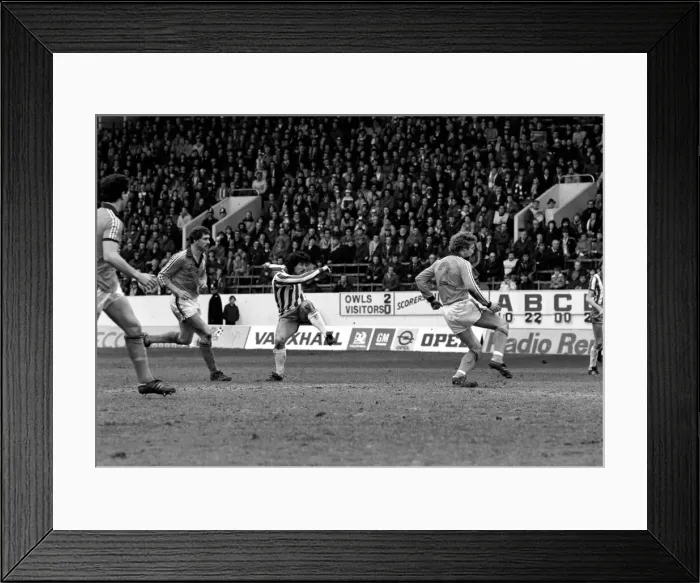 Framed Print : Sheffield Wednesday 3 v. Luton 1. Division Two Football. April 1981 MF02-14-001 Framed Print : Sheffield Wednesday 3 v. Luton 1. Division Two Football. April 1981 MF02-14-001