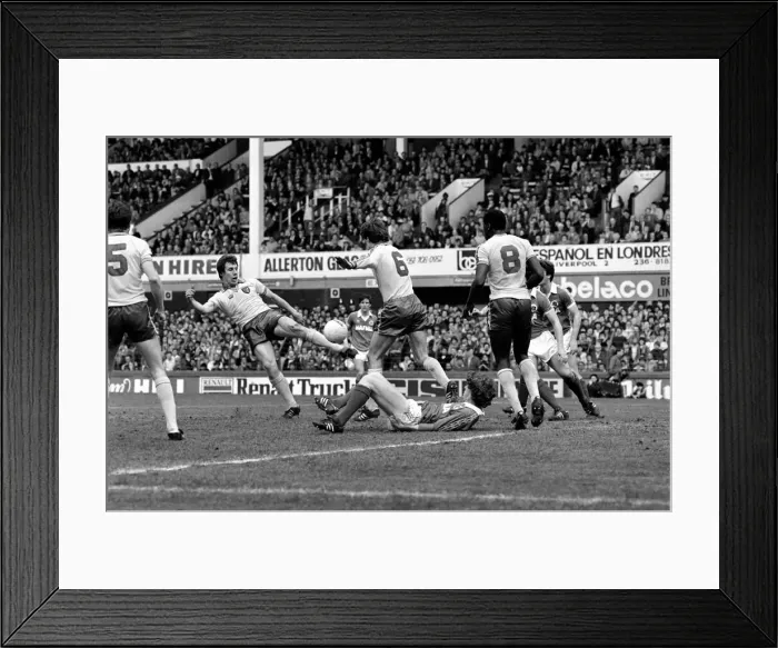 Framed Print : Everton 0 v. Norwich City 2. Division One Football. April 1981 MF02-13-010 Framed Print : Everton 0 v. Norwich City 2. Division One Football. April 1981 MF02-13-010
