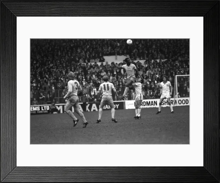 Framed Print : Leeds United 3 v. Coventry 0. Division 1 Football. April 1981 MF02-11-035