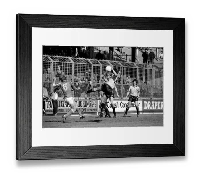 Framed Print : English League Division Two match at The Valley. Charlton Athletic 1 v Watford 1