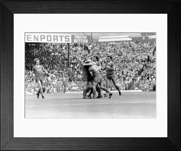 Framed Print : English League Division One match at St. Andrews. Birmingham City 1 v Liverpool 1 Framed Print : English League Division One match at St. Andrews. Birmingham City 1 v Liverpool 1
