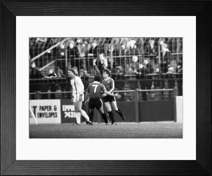 Framed Print : Division 1 football. Crystal Palace 1 v. Manchester United 0 November 1980 LF05-08-149 Framed Print : Division 1 football. Crystal Palace 1 v. Manchester United 0 November 1980 LF05-08-149