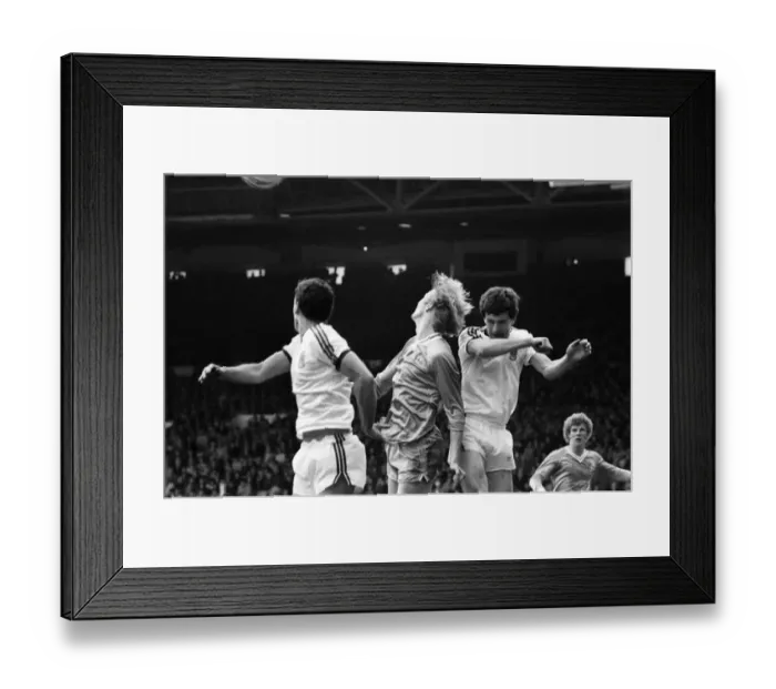 Framed Print : Manchester City 0 v. West Ham United 1. April 1982 MF06-23-090 Local Caption Framed Print : Manchester City 0 v. West Ham United 1. April 1982 MF06-23-090 Local Caption