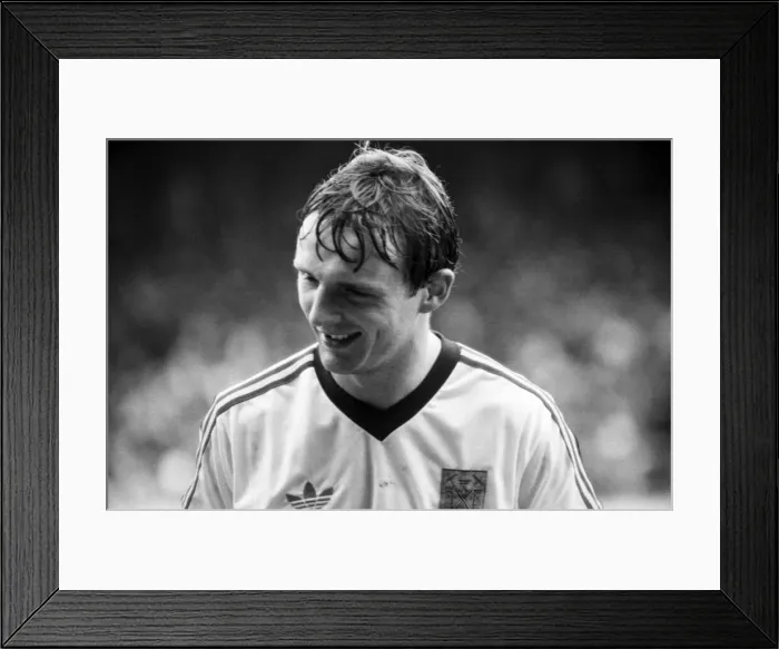 Framed Print : Manchester City 0 v. West Ham United 1. April 1982 MF06-23-025 Local Caption Framed Print : Manchester City 0 v. West Ham United 1. April 1982 MF06-23-025 Local Caption