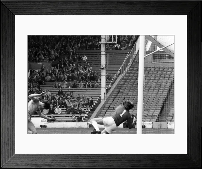 Framed Print : Manchester City 0 v. West Ham United 1. April 1982 MF06-23-086 Local Caption Framed Print : Manchester City 0 v. West Ham United 1. April 1982 MF06-23-086 Local Caption