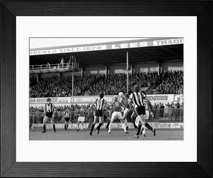 Framed Print : Oldham 3 v. Newcastle United 1. Division 2 Football October 1981 MF04-13-011 Framed Print : Oldham 3 v. Newcastle United 1. Division 2 Football October 1981 MF04-13-011