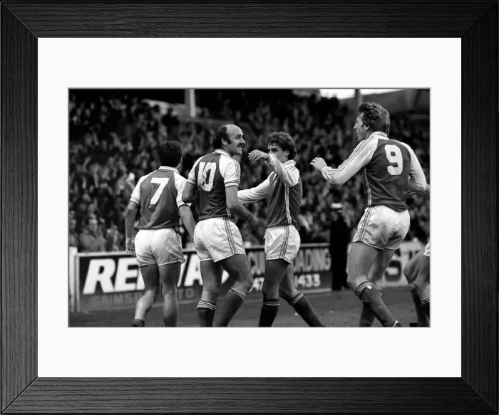 Framed Print : Rotherham United 6 v. Chelsea 0. Division 2 Football October 1981 MF04-14-054