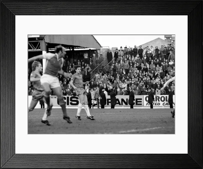 Framed Print : Rotherham United 6 v. Chelsea 0. Division 2 Football October 1981 MF04-14-051