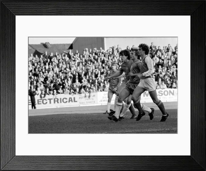 Framed Print : Rotherham United 6 v. Chelsea 0. Division 2 Football October 1981 MF04-14-013 Framed Print : Rotherham United 6 v. Chelsea 0. Division 2 Football October 1981 MF04-14-013