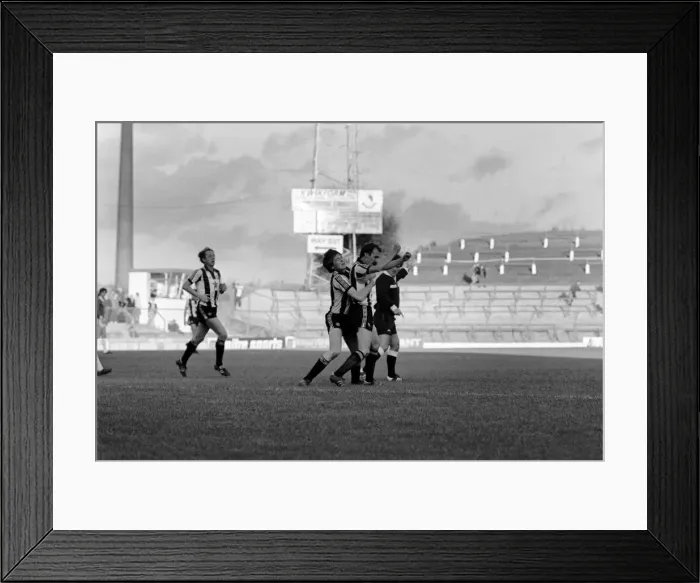Framed Print : Oldham 3 v. Newcastle United 1. Division 2 Football October 1981 MF04-13-104 Framed Print : Oldham 3 v. Newcastle United 1. Division 2 Football October 1981 MF04-13-104