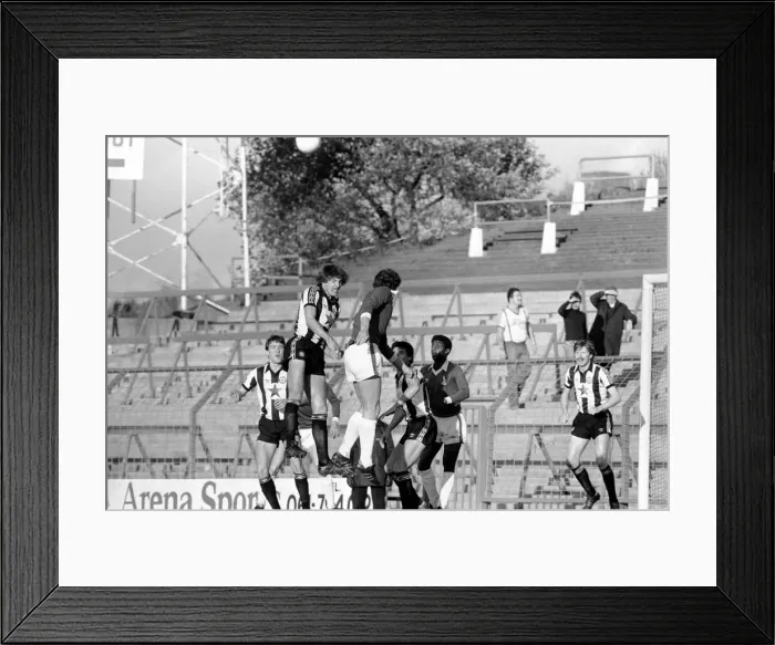 Framed Print : Oldham 3 v. Newcastle United 1. Division 2 Football October 1981 MF04-13-031 Framed Print : Oldham 3 v. Newcastle United 1. Division 2 Football October 1981 MF04-13-031