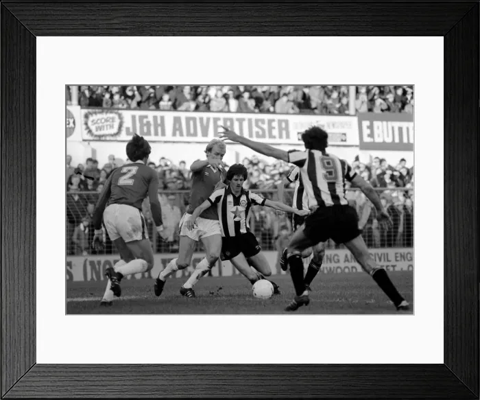 Framed Print : Oldham 3 v. Newcastle United 1. Division 2 Football October 1981 MF04-13-067 Framed Print : Oldham 3 v. Newcastle United 1. Division 2 Football October 1981 MF04-13-067