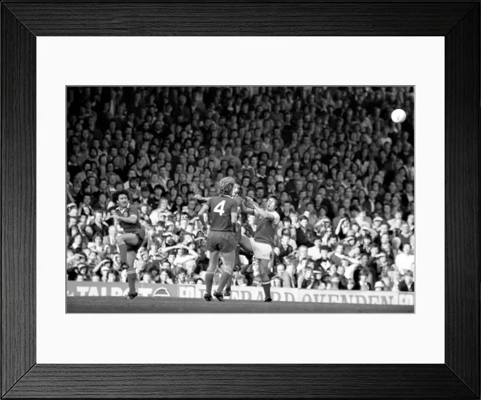 Framed Print : Division 1 football. Arsenal 1 v. Leicester 0. October 1980 LF04-38-004 Framed Print : Division 1 football. Arsenal 1 v. Leicester 0. October 1980 LF04-38-004