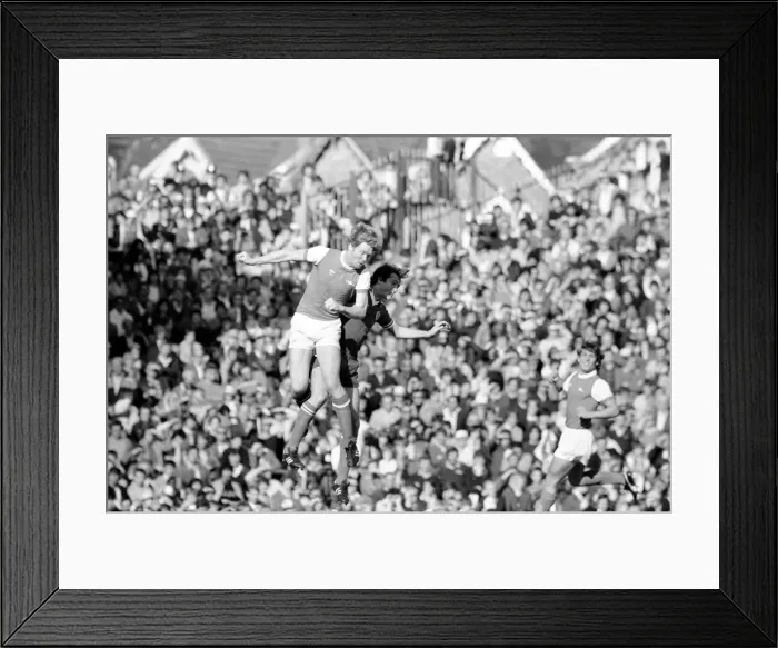 Framed Print : Division 1 football. Arsenal 1 v. Leicester 0. October 1980 LF04-38-037 Framed Print : Division 1 football. Arsenal 1 v. Leicester 0. October 1980 LF04-38-037