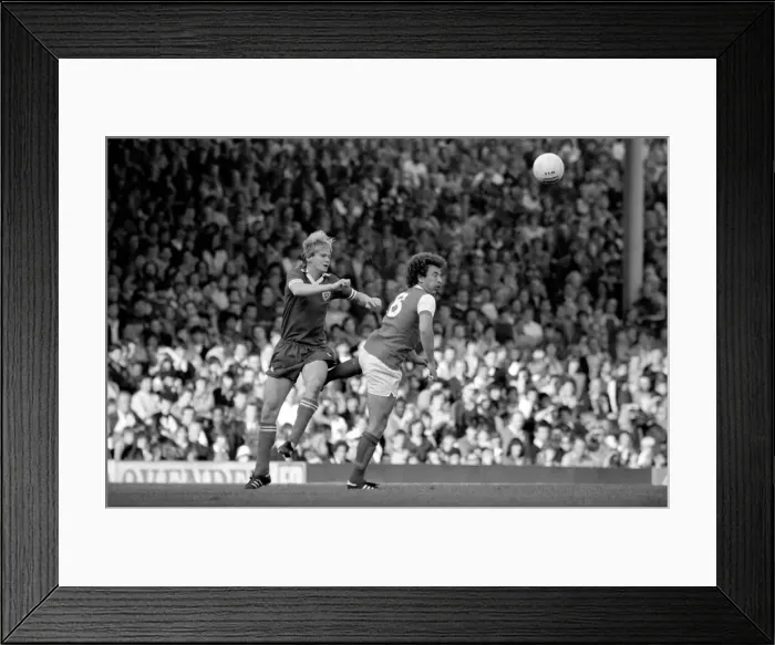 Framed Print : Division 1 football. Arsenal 1 v. Leicester 0. October 1980 LF04-38-002 Framed Print : Division 1 football. Arsenal 1 v. Leicester 0. October 1980 LF04-38-002