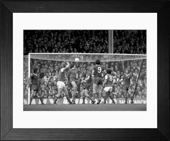 Framed Print : Division 1 football. Arsenal 1 v. Leicester 0. October 1980 LF04-38-039 Framed Print : Division 1 football. Arsenal 1 v. Leicester 0. October 1980 LF04-38-039