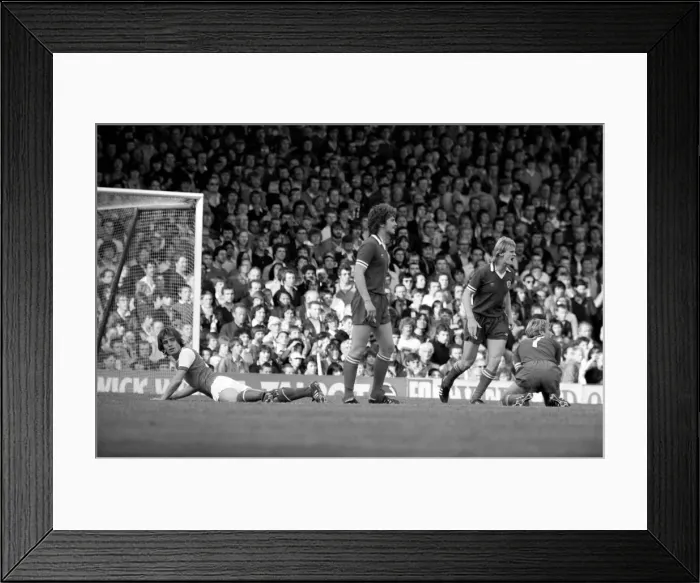 Framed Print : Division 1 football. Arsenal 1 v. Leicester 0. October 1980 LF04-38-019 Framed Print : Division 1 football. Arsenal 1 v. Leicester 0. October 1980 LF04-38-019