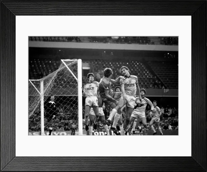 Framed Print : Division 2 football. Chelsea 2 v. Burnley 1 December 1982 LF11-27-023 Framed Print : Division 2 football. Chelsea 2 v. Burnley 1 December 1982 LF11-27-023