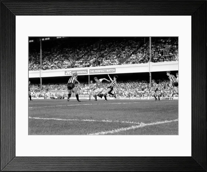 Framed Print : Division 1 football. Arsenal 0 v. Newcastle 0. September 1985 LF15-22-015 Framed Print : Division 1 football. Arsenal 0 v. Newcastle 0. September 1985 LF15-22-015