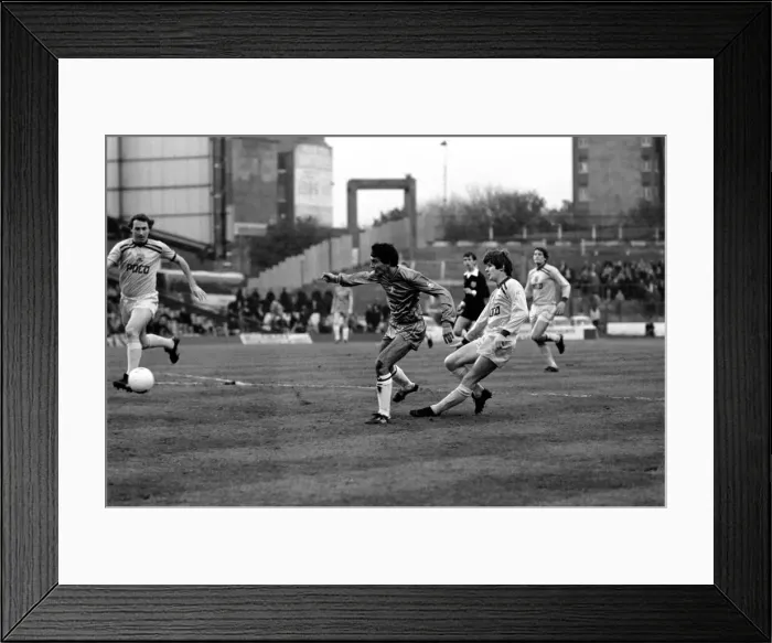 Framed Print : Division 2 football. Chelsea 2 v. Burnley 1 December 1982 LF11-27-036 Framed Print : Division 2 football. Chelsea 2 v. Burnley 1 December 1982 LF11-27-036