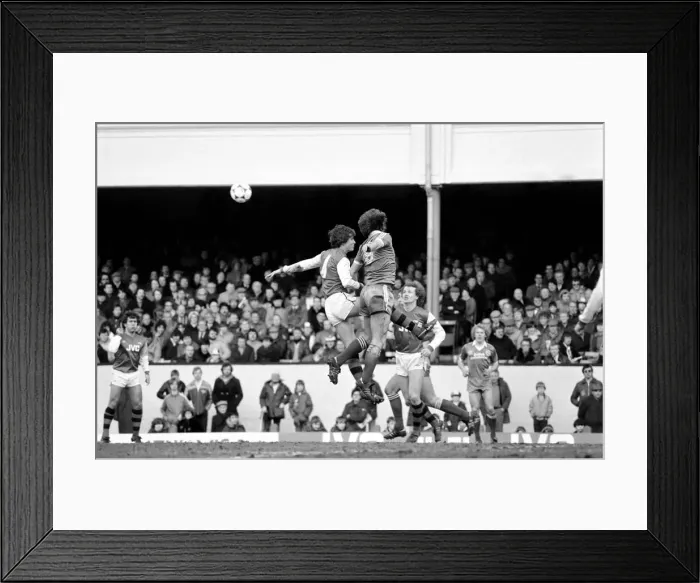 Framed Print : Division 1 football. Arsenal 3 v. Brighton and Hove Albion 1. February 1983 LF12-26-060 Framed Print : Division 1 football. Arsenal 3 v. Brighton and Hove Albion 1. February 1983 LF12-26-060