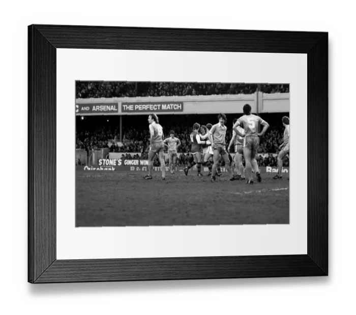 Framed Print : English League Division One match at Highbury. Arsenal 3 v Stoke City 0 Framed Print : English League Division One match at Highbury. Arsenal 3 v Stoke City 0
