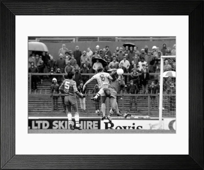 Framed Print : Division 2 football. Chelsea 2 v. Cardiff 0. October 1983 LF14-03-010 Framed Print : Division 2 football. Chelsea 2 v. Cardiff 0. October 1983 LF14-03-010