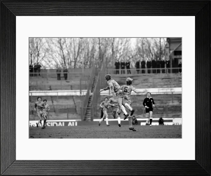 Framed Print : Division 2 football. Chelsea 1 v. Derby County 3. February 1983 LF12-27-022 Framed Print : Division 2 football. Chelsea 1 v. Derby County 3. February 1983 LF12-27-022