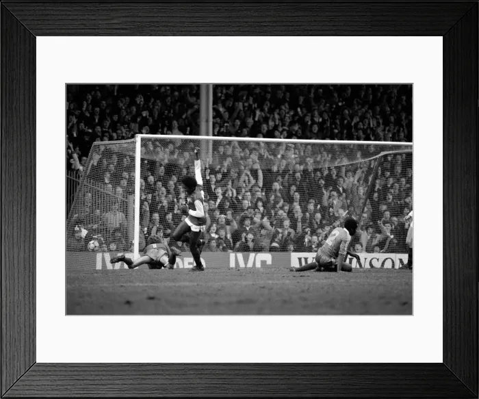 Framed Print : Division 1 football. Arsenal 3 v. Brighton and Hove Albion 1. February 1983 LF12-26-022 Framed Print : Division 1 football. Arsenal 3 v. Brighton and Hove Albion 1. February 1983 LF12-26-022