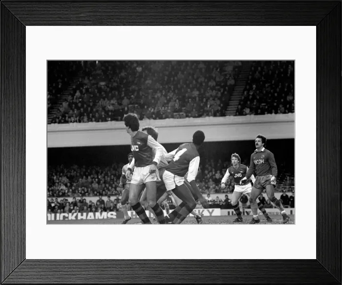 Framed Print : English League Division One match at Highbury. Arsenal 3 v Stoke City 0 Framed Print : English League Division One match at Highbury. Arsenal 3 v Stoke City 0