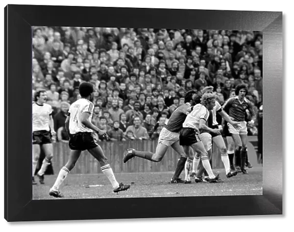 Fulham 1 v. Chelsea 2. Division 2 football. March 1980 LF02-01-035