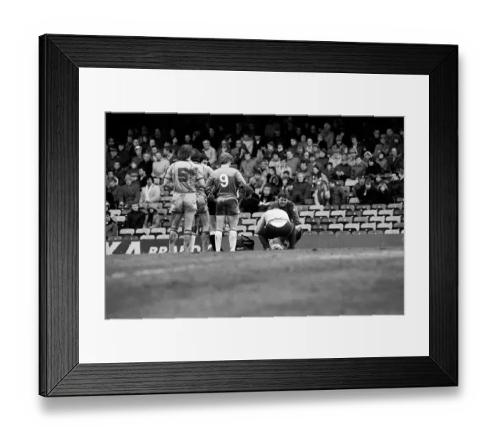 Framed Print : Division 2 football. Chelsea 1 v. Derby County 3. February 1983 LF12-27-054 Framed Print : Division 2 football. Chelsea 1 v. Derby County 3. February 1983 LF12-27-054