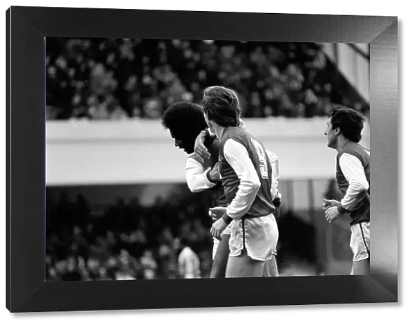 Division 1 football. Arsenal 3 v. Brighton and Hove Albion 1. February 1983 LF12-26-084