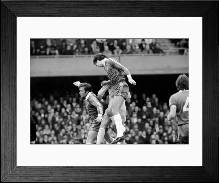 Framed Print : Chelsea 1 v. Cardiff 0. Division 2 football. March 1980 LF01-34-119