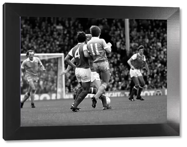 English Division 1. Arsenal 2 v. Stoke 0. September 1980 LF04-25-035