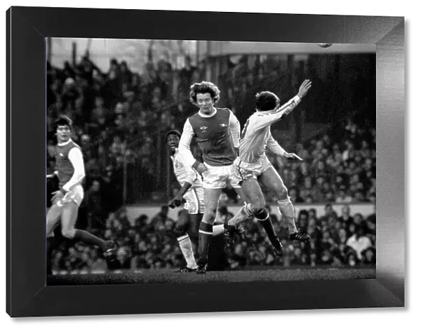Arsenal 0 v. Leeds United 1. Division 1 football. January 1980 LF01-01-049
