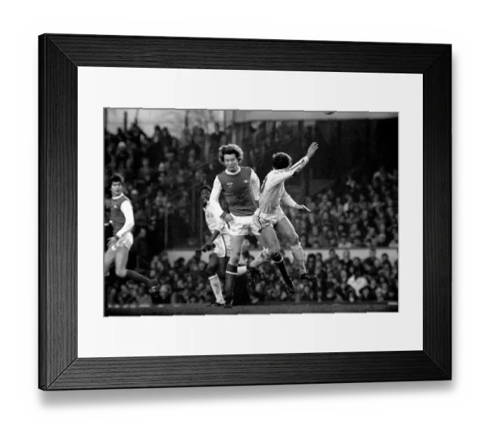 Framed Print : Arsenal 0 v. Leeds United 1. Division 1 football. January 1980 LF01-01-049 Framed Print : Arsenal 0 v. Leeds United 1. Division 1 football. January 1980 LF01-01-049