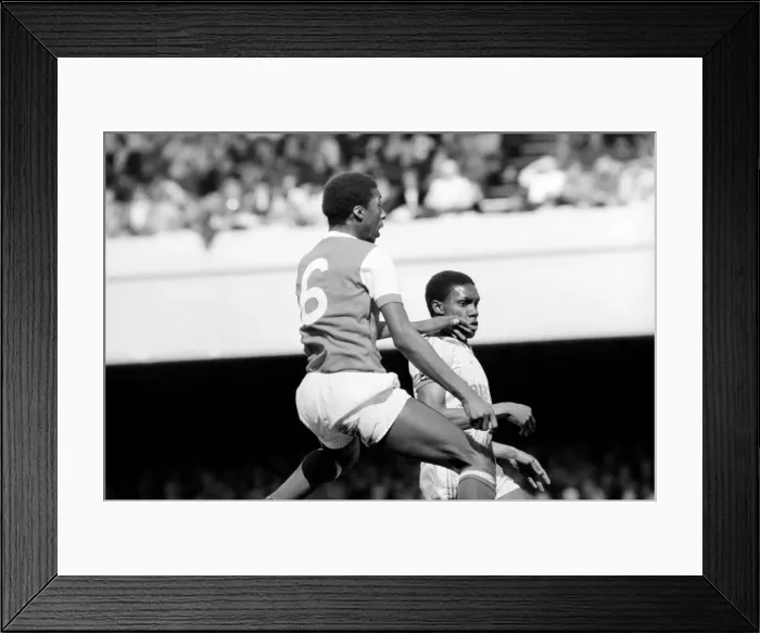 Framed Print : Division 1 football. Arsenal 2 v. Nottingham Forest 0. April 1982 LF09-08-001 Framed Print : Division 1 football. Arsenal 2 v. Nottingham Forest 0. April 1982 LF09-08-001