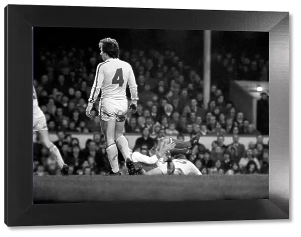 Arsenal 0 v. Leeds United 1. Division 1 football. January 1980 LF01-01-044