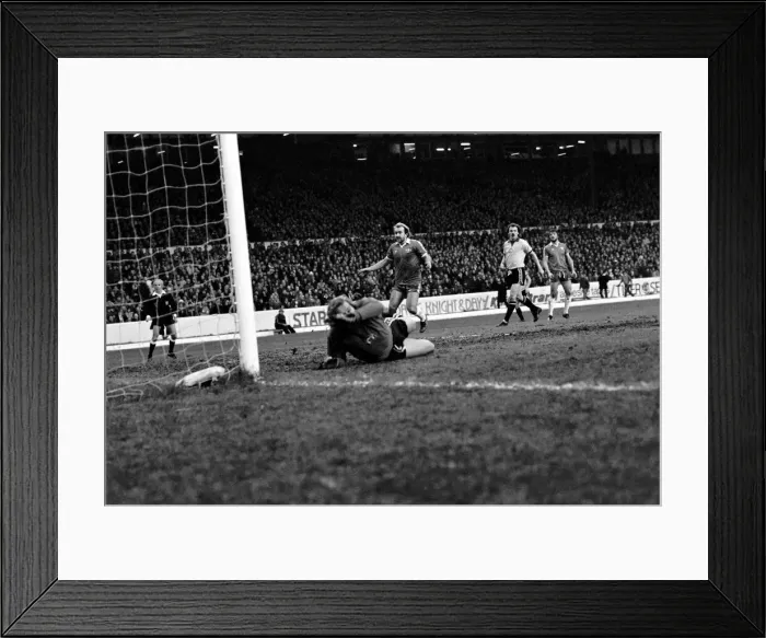 Framed Print : Chelsea 4 v. Newcastle United 0. Division 2 Football January 1980 LF01-02-017