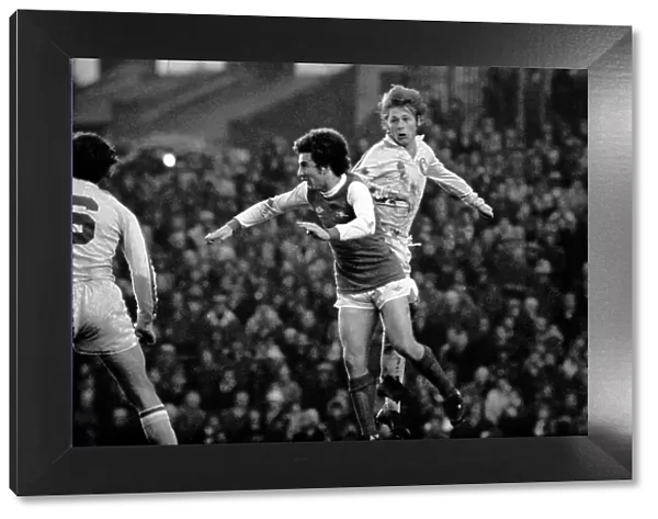 Arsenal 0 v. Leeds United 1. Division 1 football. January 1980 LF01-01-064