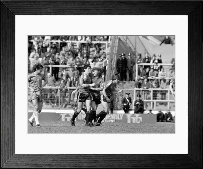 Framed Print : Division 2 football. Chelsea 2 v. QPR 1. April 1982 LF09-05-016 Framed Print : Division 2 football. Chelsea 2 v. QPR 1. April 1982 LF09-05-016