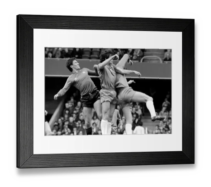 Framed Print : Division 2 football. Chelsea 2 v. QPR 1. April 1982 LF09-05-023 Framed Print : Division 2 football. Chelsea 2 v. QPR 1. April 1982 LF09-05-023