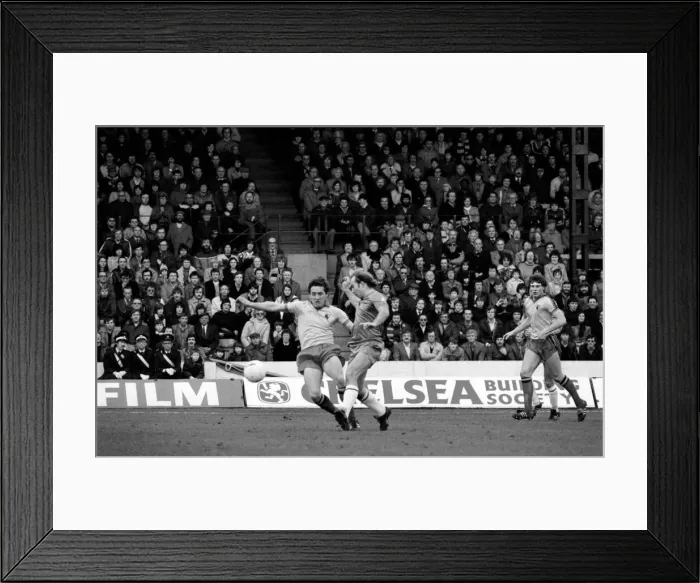 Framed Print : Division 2 football. Watford 1 v. Chelsea 0. February 1982 LF08-38-038 Framed Print : Division 2 football. Watford 1 v. Chelsea 0. February 1982 LF08-38-038